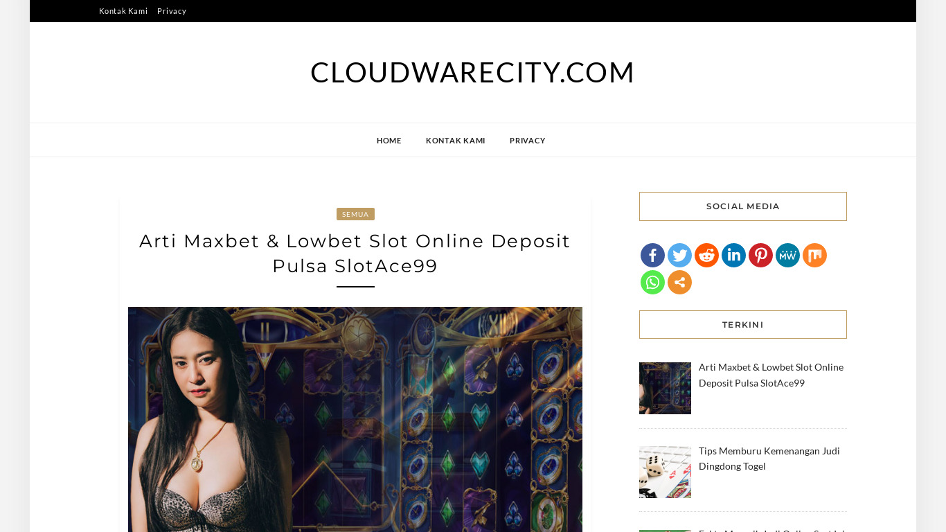Cloudware City Landing page