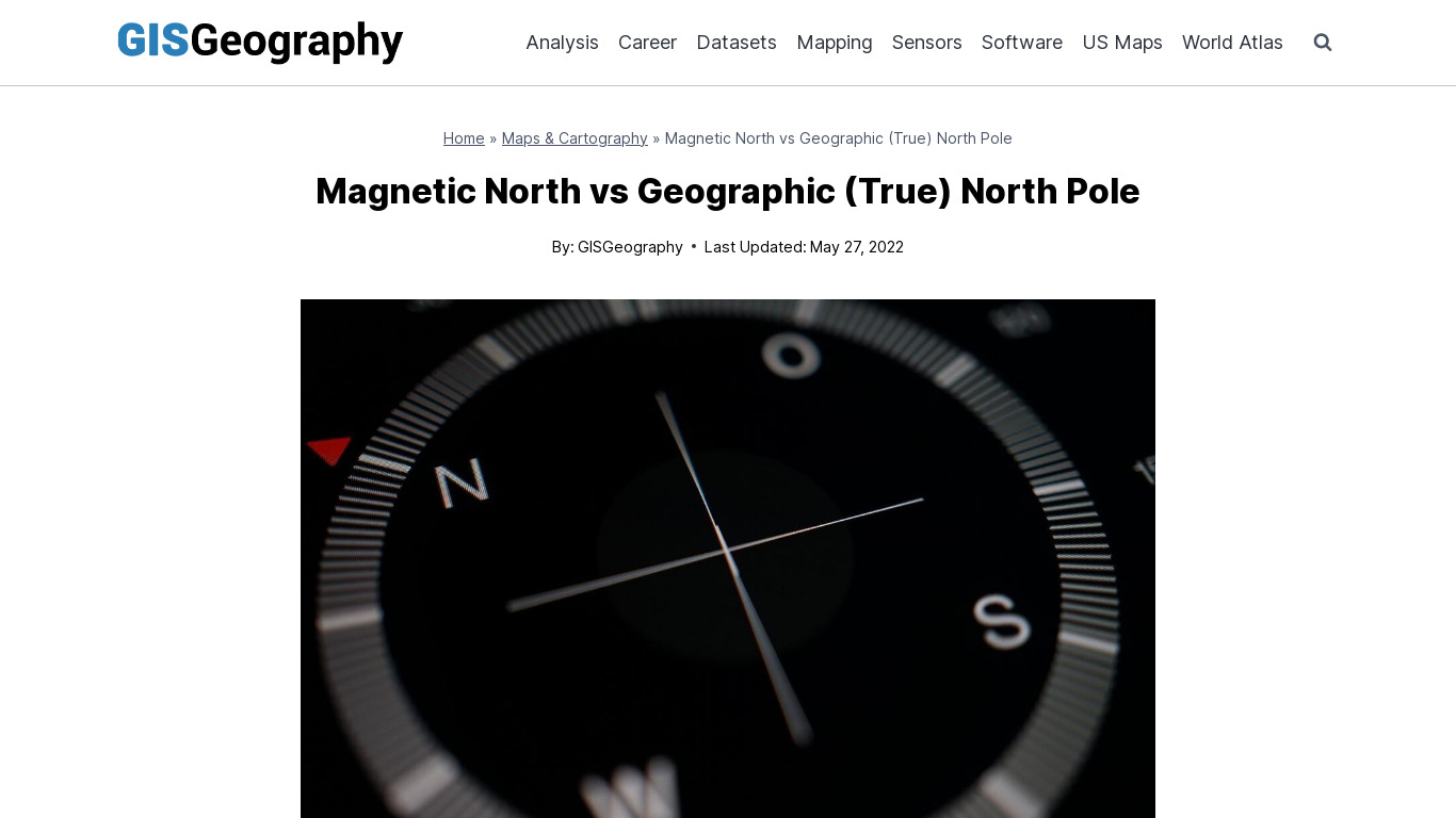 Magnetic North Landing page