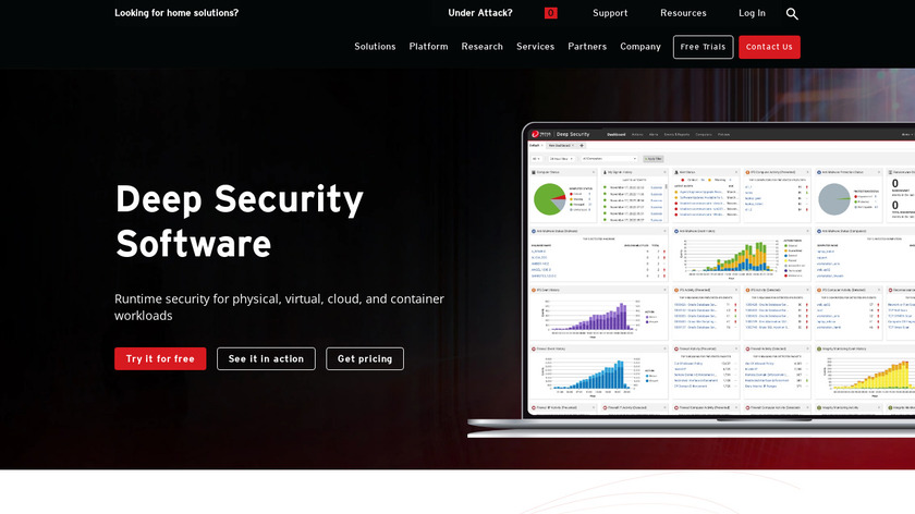 Trend Micro Deep Security Landing Page