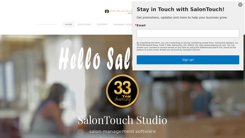 SalonTouch Landing Page