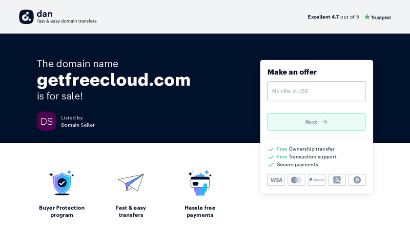 GetFreeCloud Landing Page