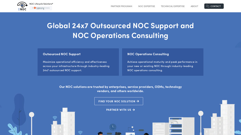 Outsourced NOC Services Landing Page