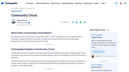 Community Cloud image