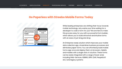 Streebo Mobile Forms image