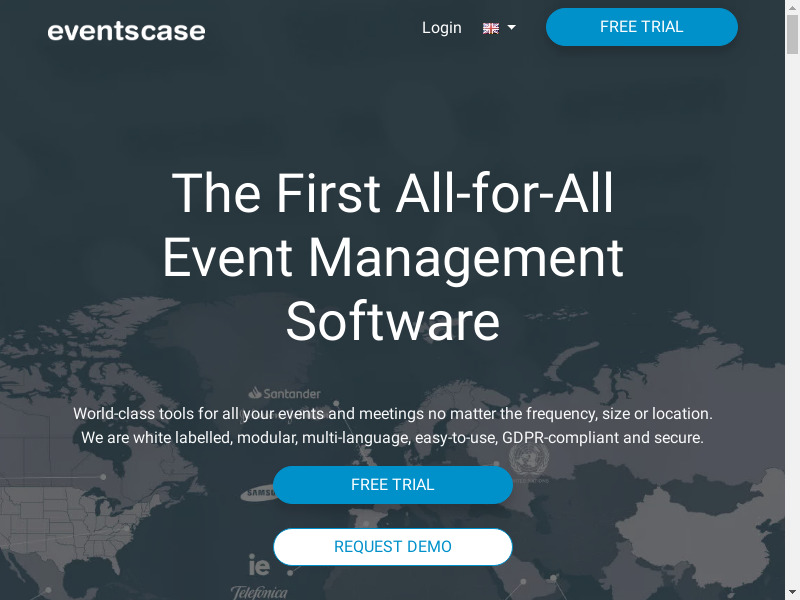 EventsCase Landing page