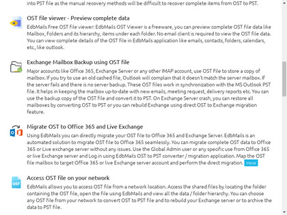 EdbMails OST to PST Converter image