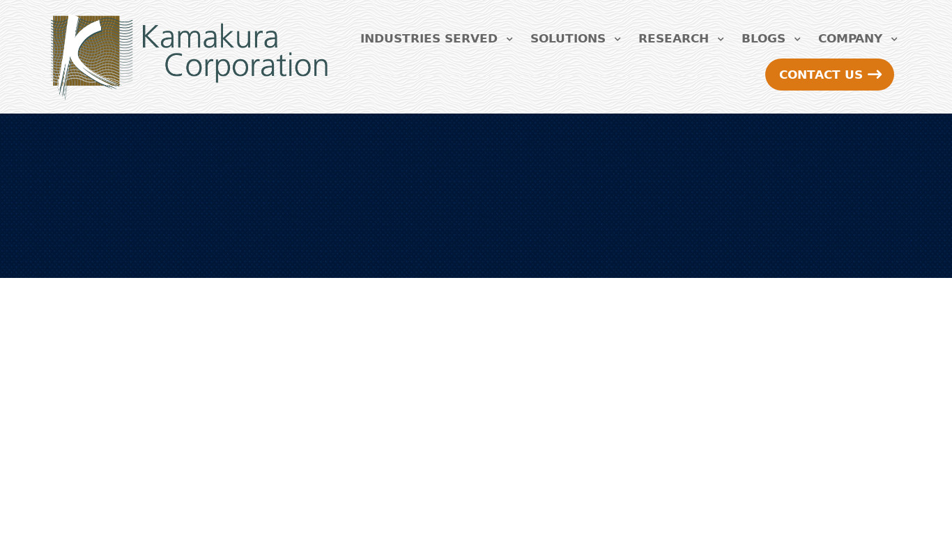 Kamakura Risk Manager Landing page