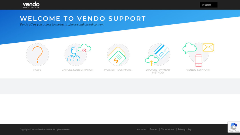 Vendo Landing Page