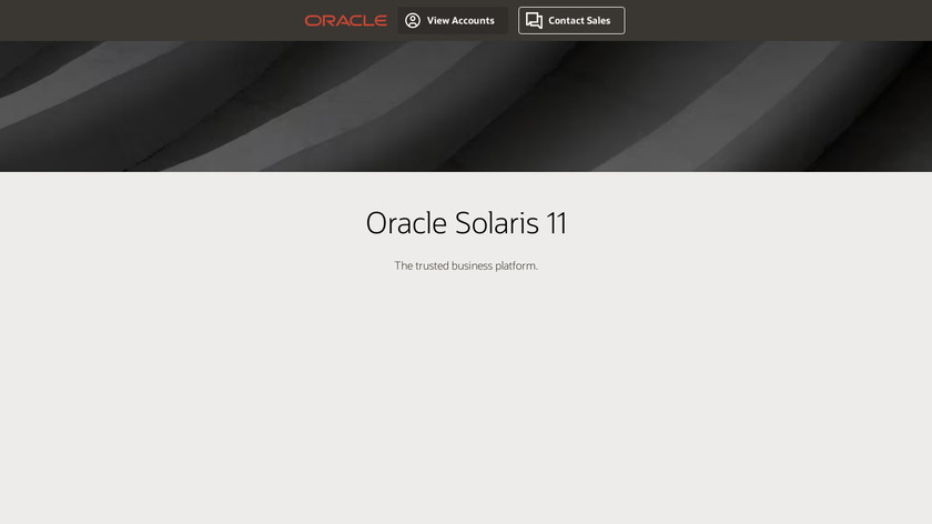 Oracle Solaris Landing Page