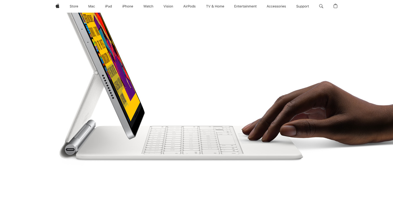 Apple Keyboard Landing page