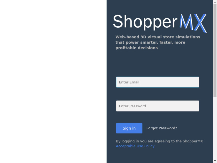 ShopperMX Landing Page