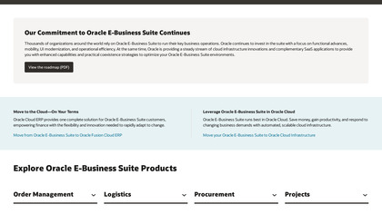 Oracle eBusiness Suite image