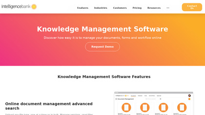 IntelligenceBank Knowledge Management image