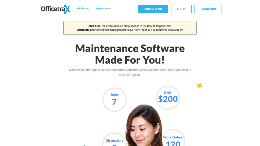 Officetrax Landing Page