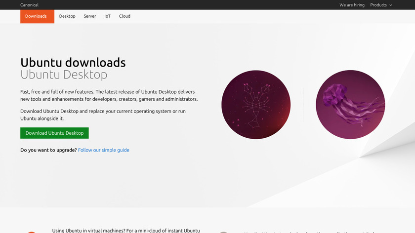 Ubuntu Linux Landing Page
