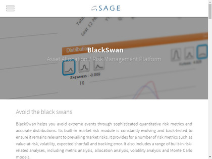sage.ch BlackSwan Financial Platform image