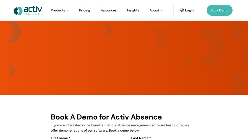 Activ Absence Landing Page
