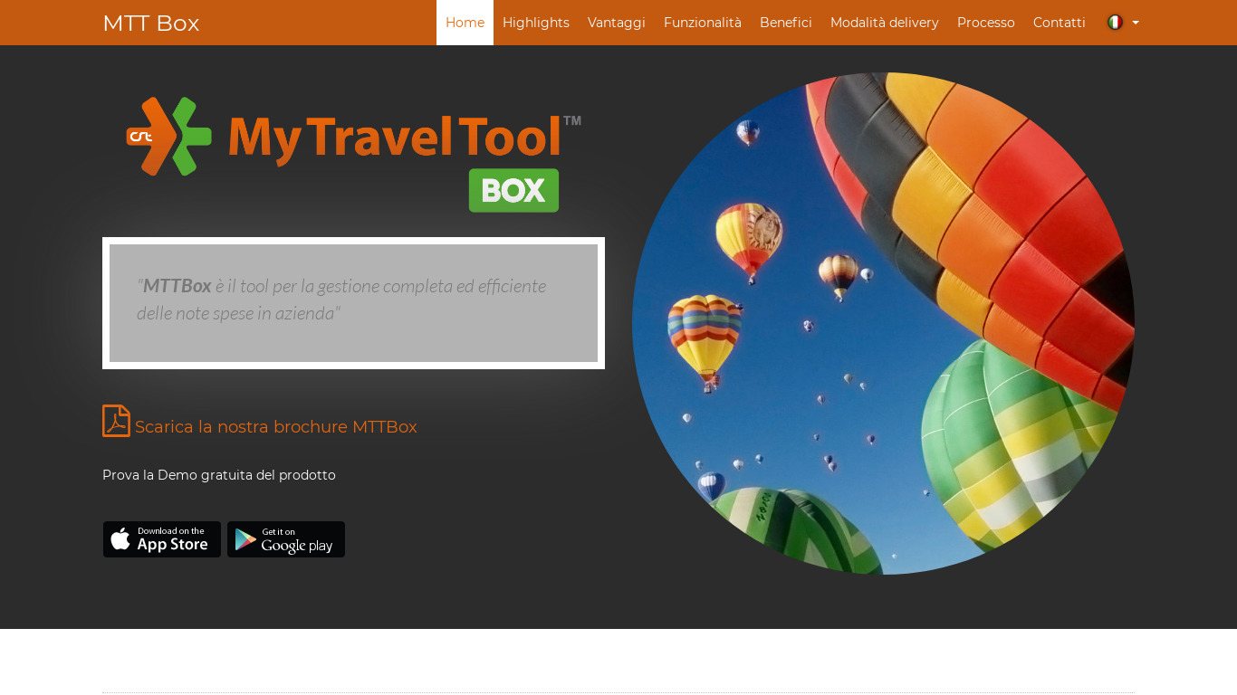 MyTravelTool Landing page