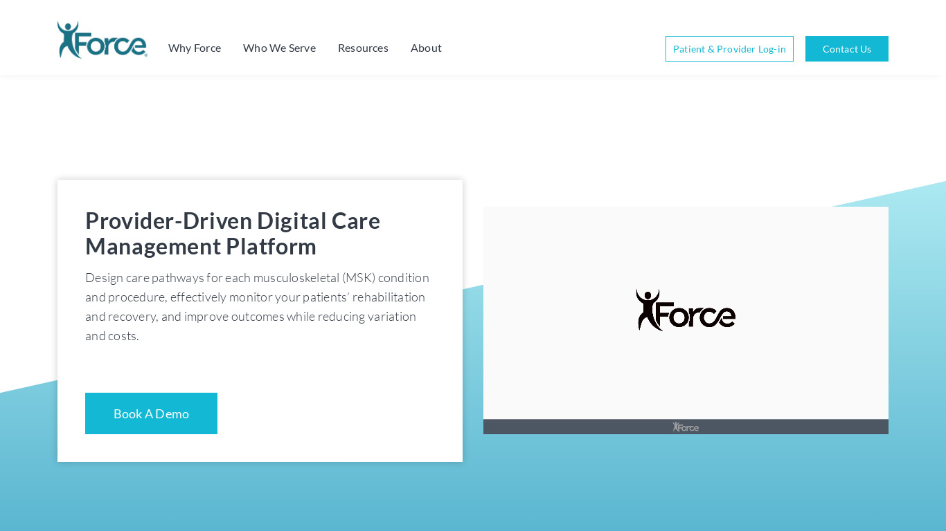 FORCE Therapeutics Landing page