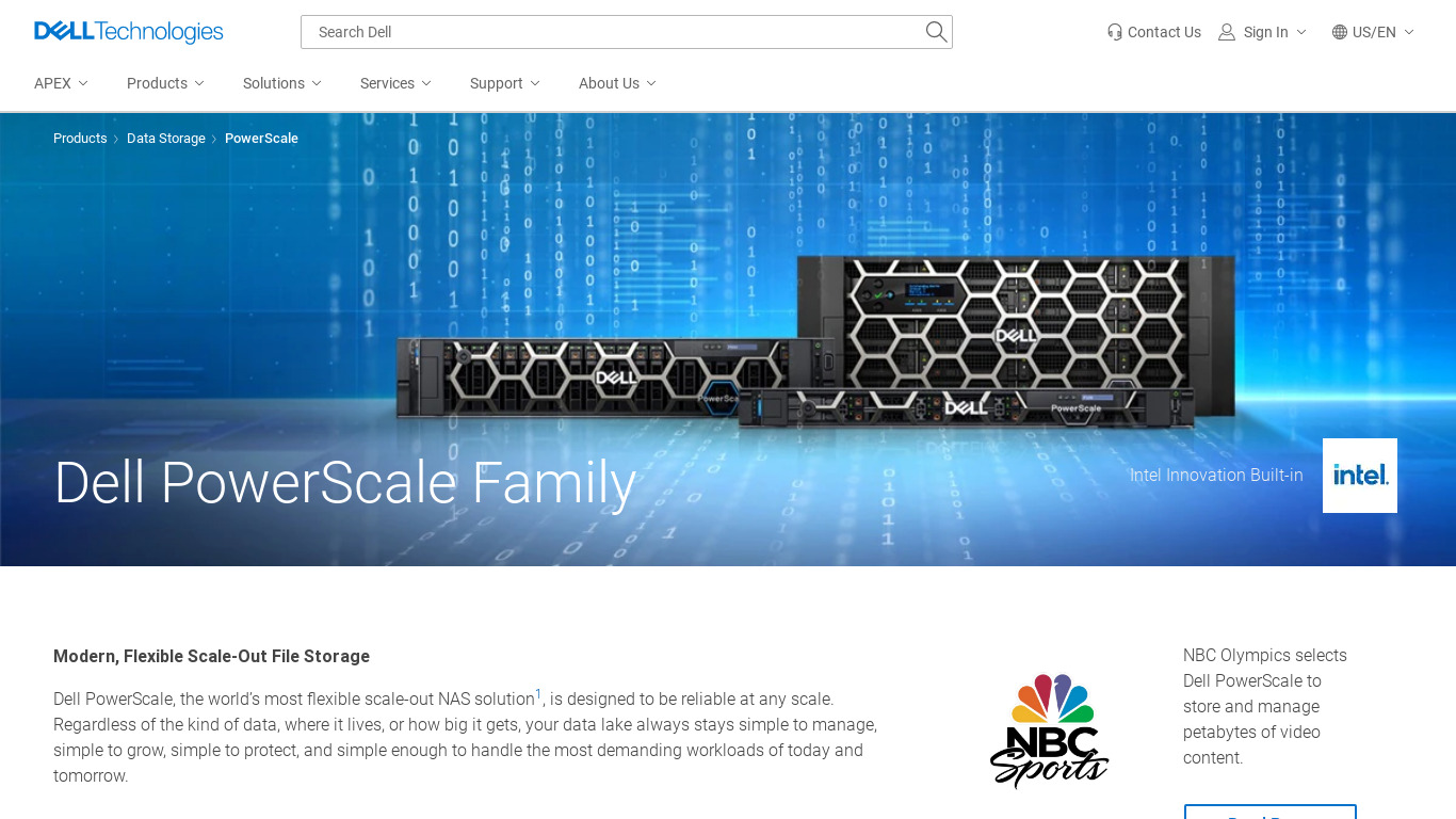 EMC Isilon Scale-Out NAS Landing page