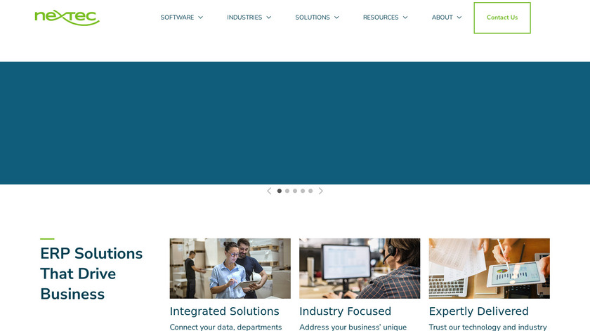 NexTec Group Landing Page