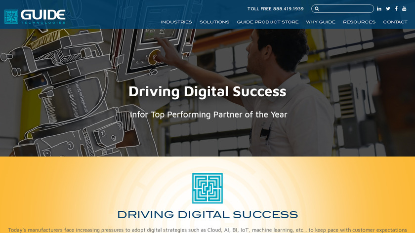 Guide Technologies Landing Page