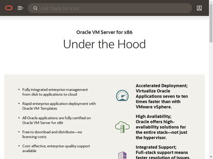 Oracle VM Server image