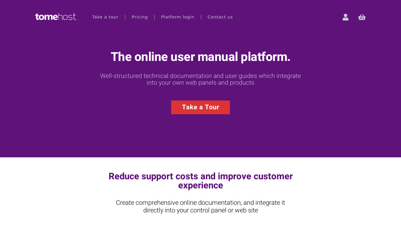 tome.host Landing page