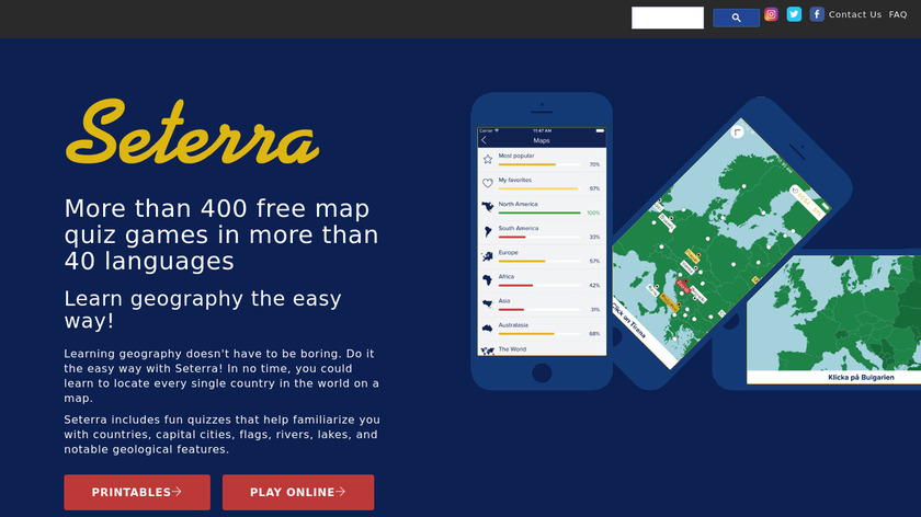 Sererra Landing Page