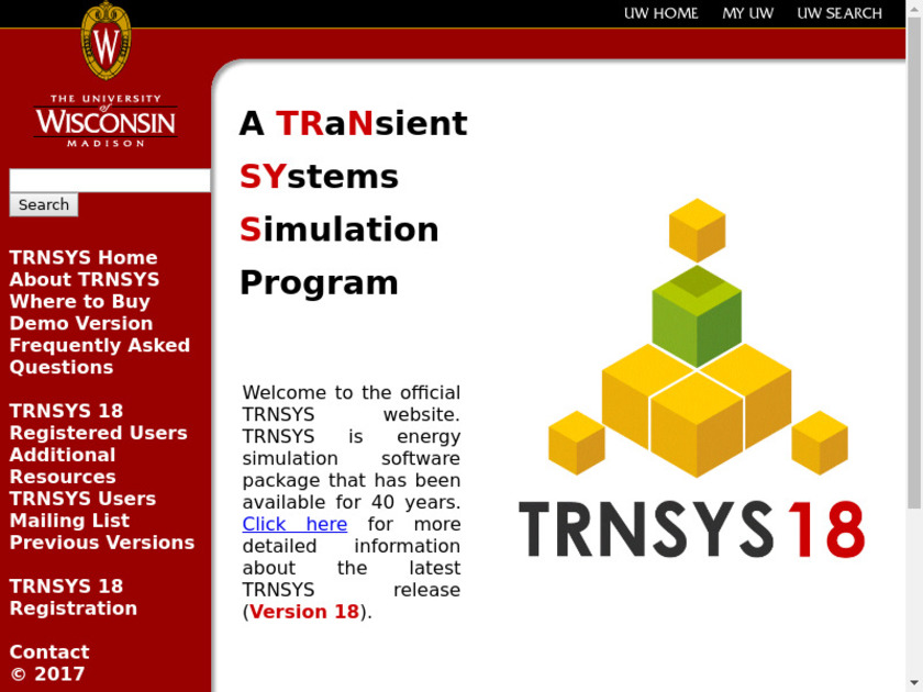 TRNSYS Landing Page