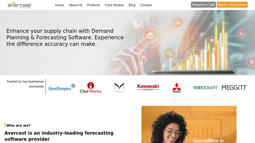 Avercast Forecasting Solutions Landing Page