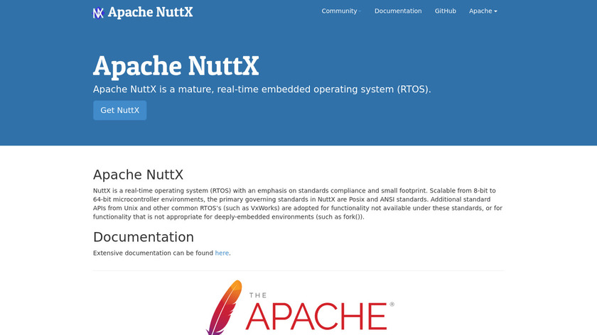 NuttX Landing Page