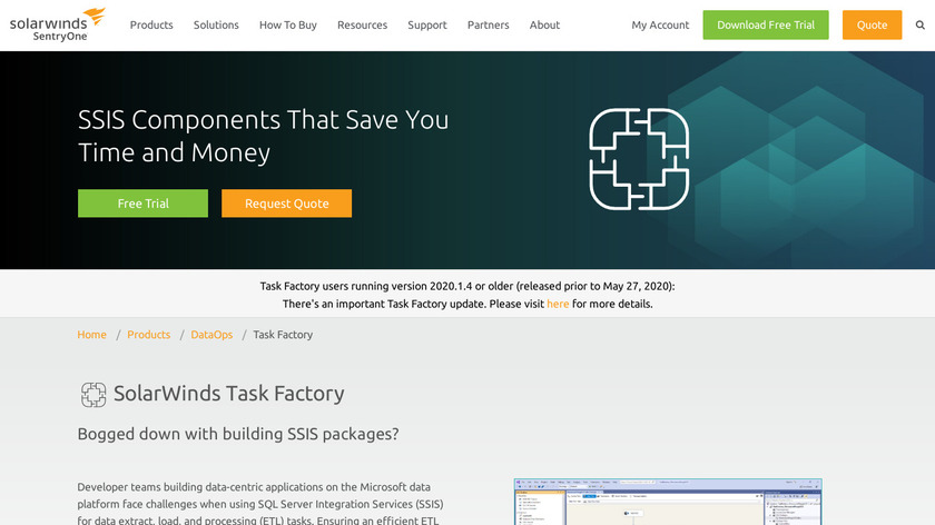 Task Factory Landing Page