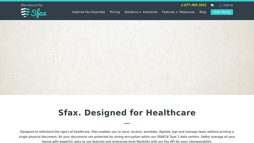 Sfax Landing Page