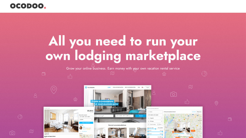 OcodooLodge - vacation rental marketplace Landing Page