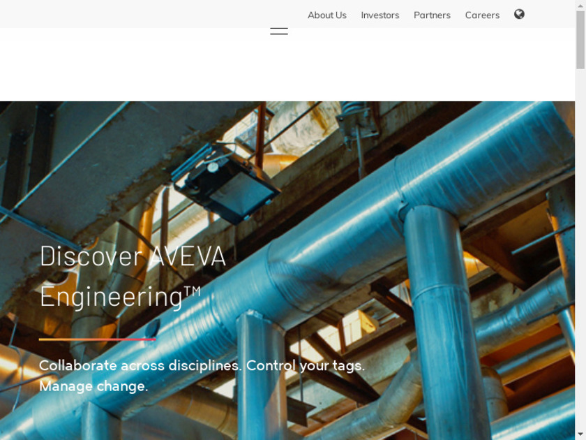 AVEVA Engineering Landing Page