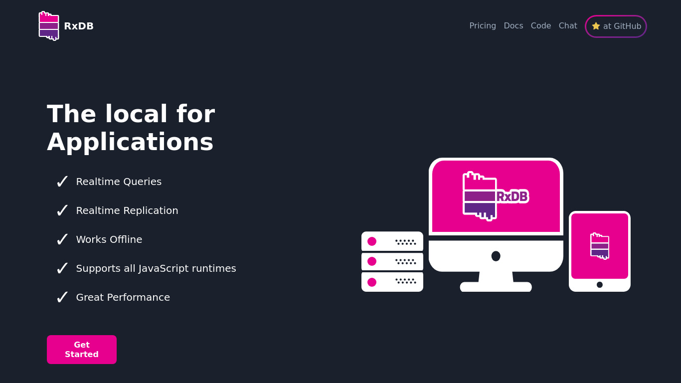 LokiJS Landing page