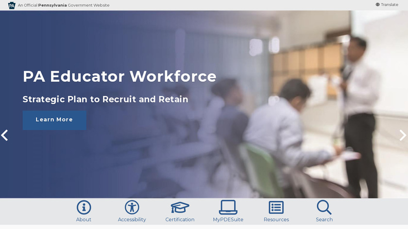 PDE Landing Page