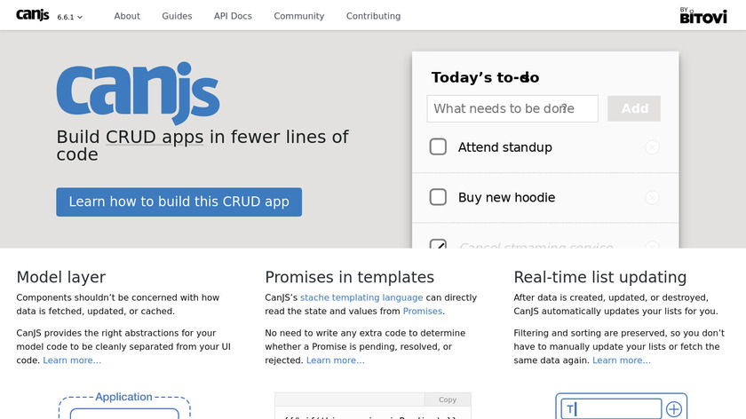 CanJS Landing Page