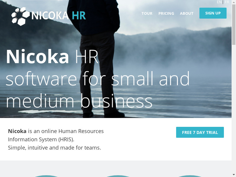 Nicoka HR Landing page