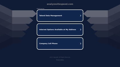 AnalyzeSiteSpeed.com image