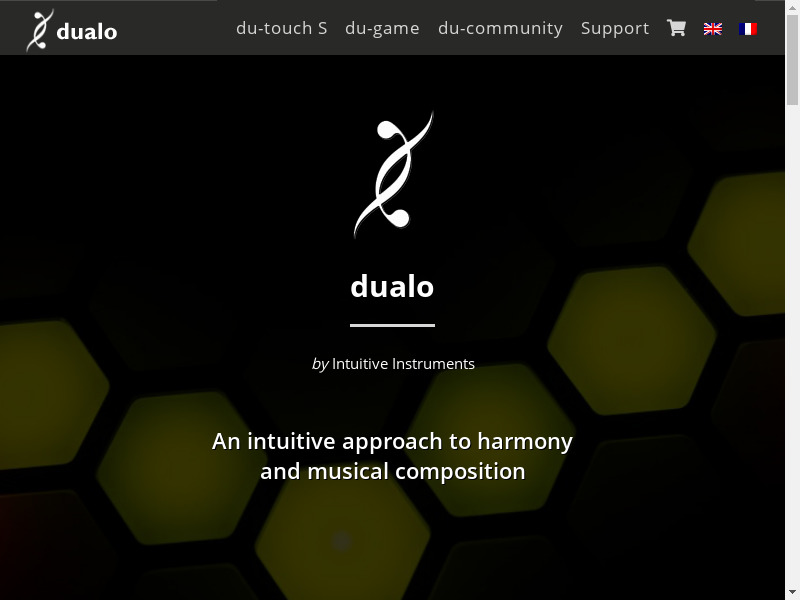 Dualo Du-Touch S Landing page