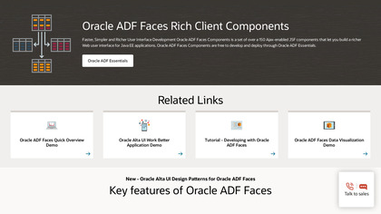 Oracle ADF Faces screenshot