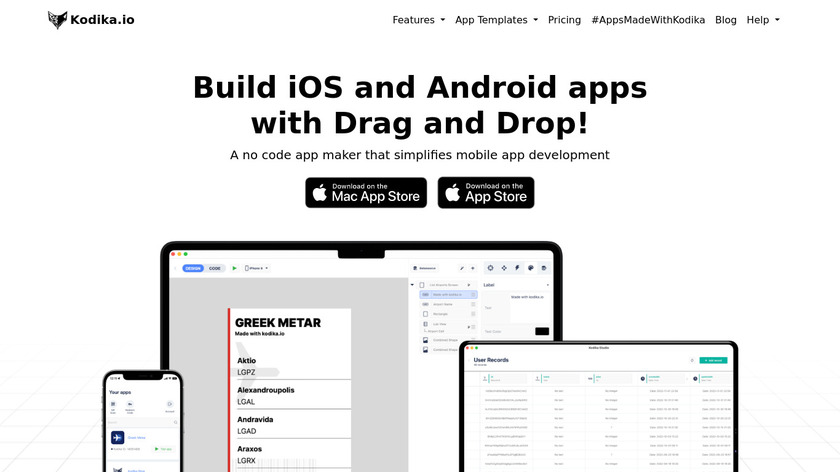 Kodika.io Landing Page