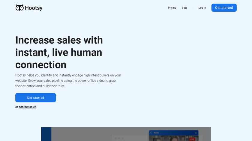 Hootsy Landing Page