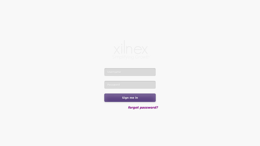 Xilnex Landing Page