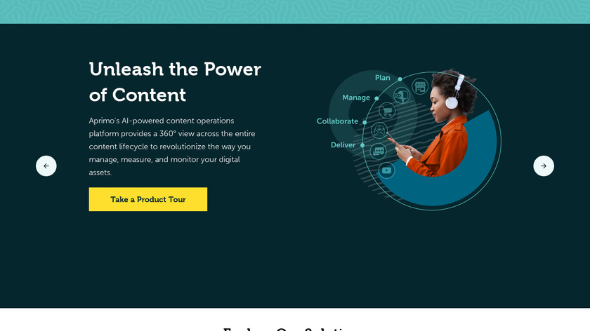 Aprimo Landing Page