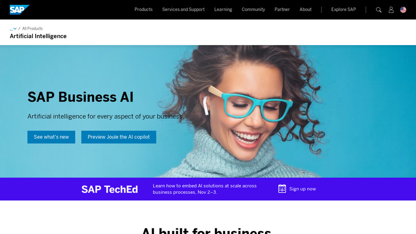 SAP Leonardo Landing Page