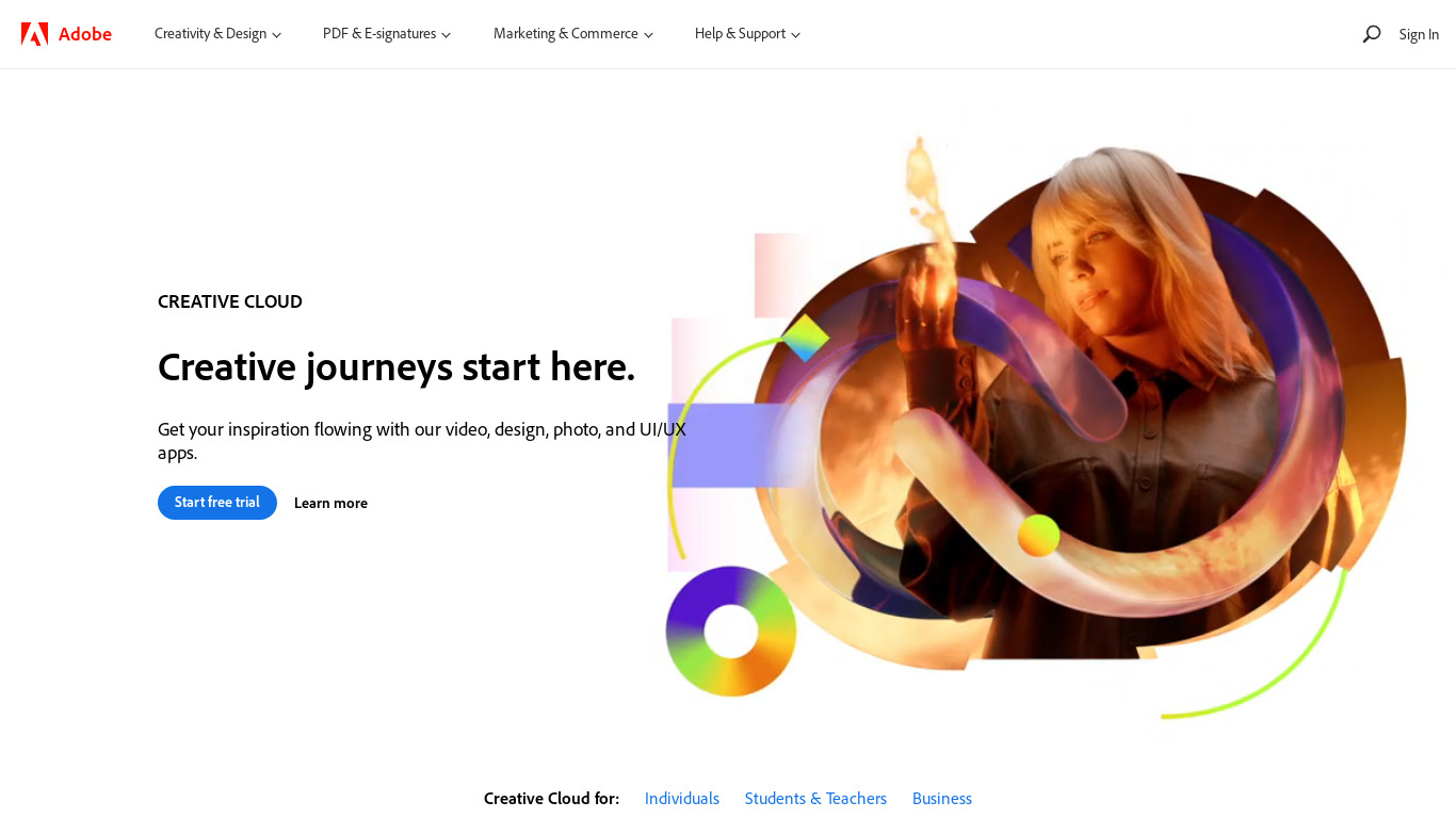 Business Catalyst Landing page
