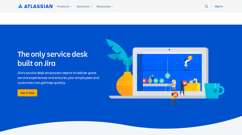 Jira Service Desk Landing Page